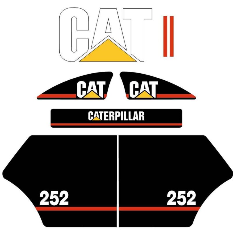 CAT 252 Decal Kit