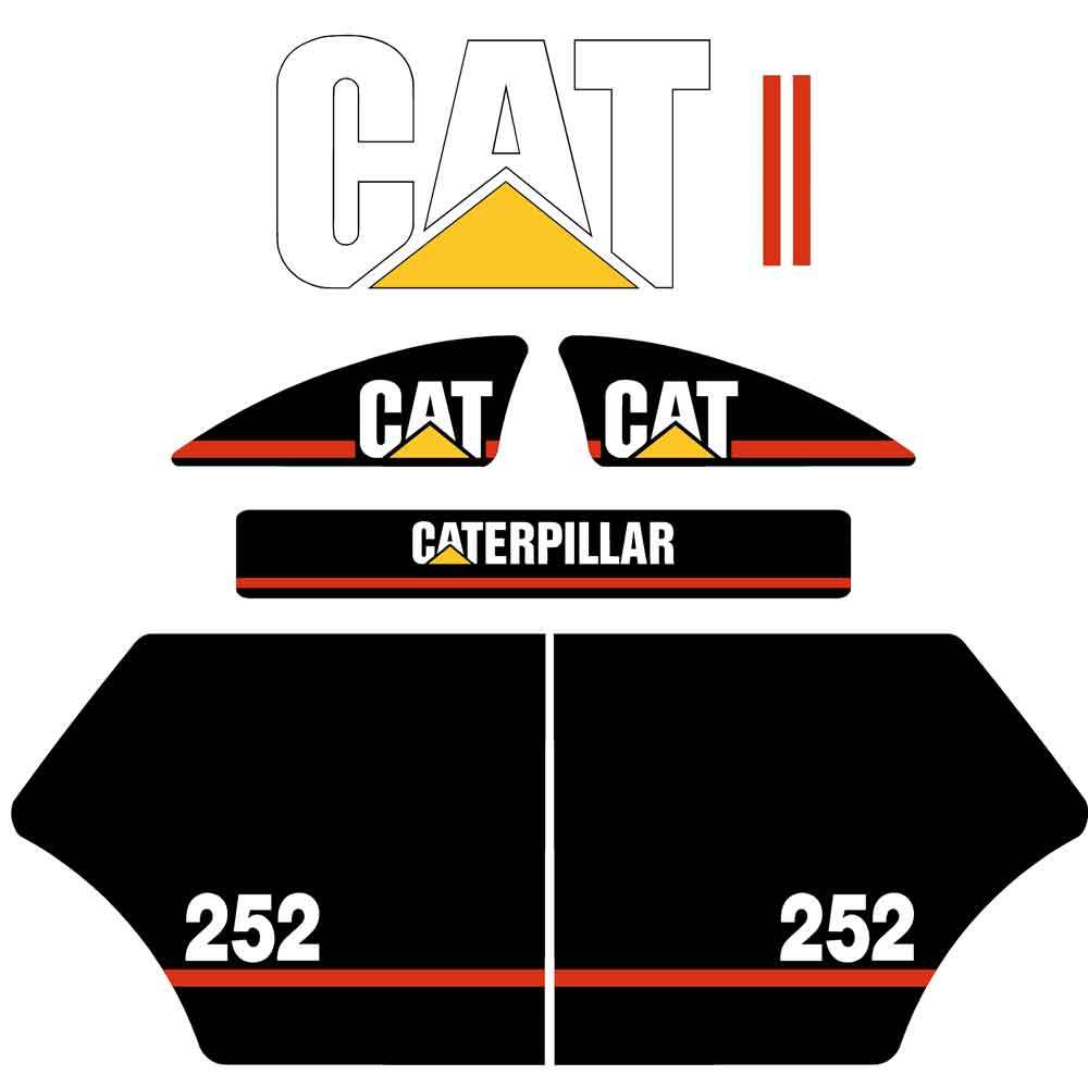 CAT 252 Decal Kit CAT 252 Decal Kit