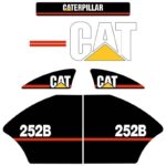 CAT 252B Decal Kit