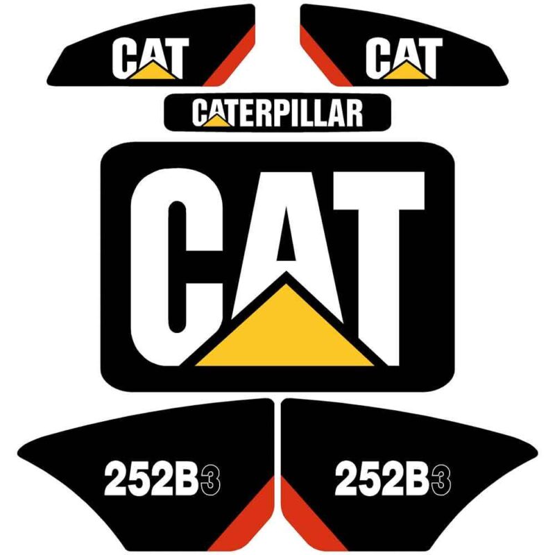 CAT 252B3 Decal Kit