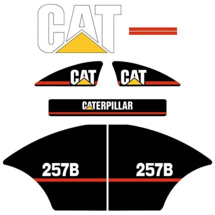CAT 257B Decal Kit