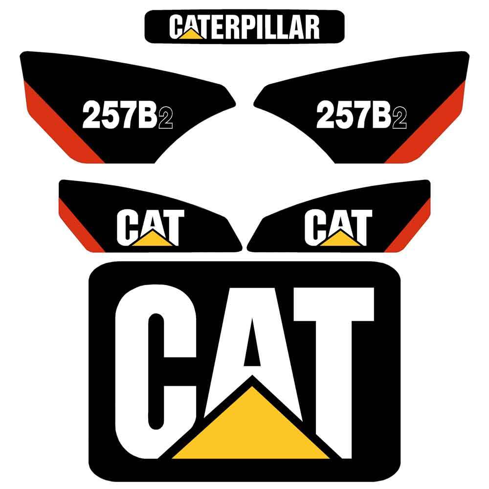 CAT 257B2 Decal Kit CAT 257B2 Decal Kit