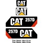 Cat 257D Decal Kit