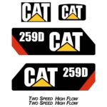 Cat 259D Decal Kit