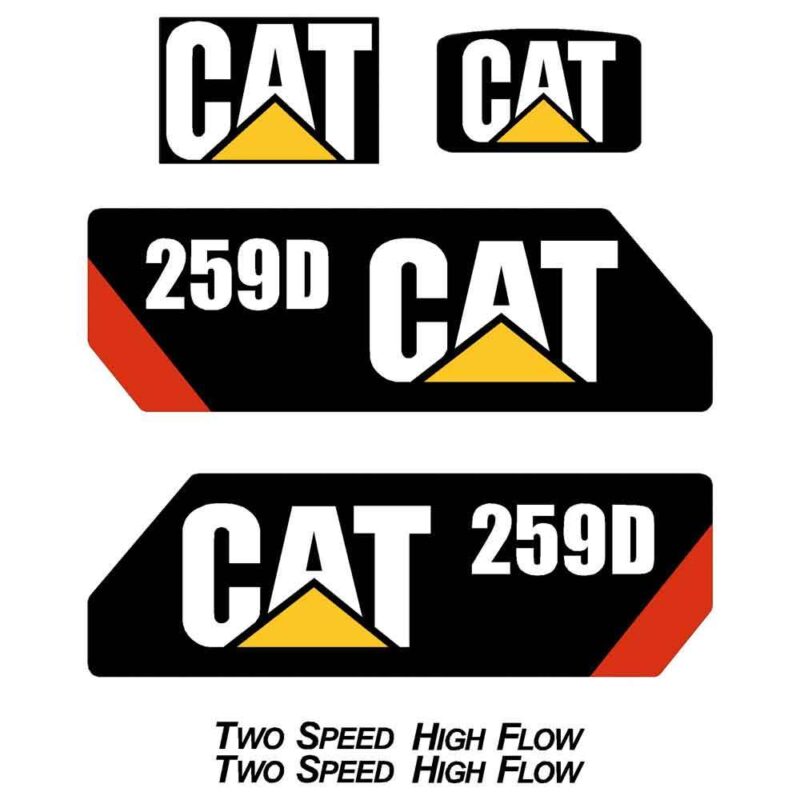 Cat 259D Decal Kit
