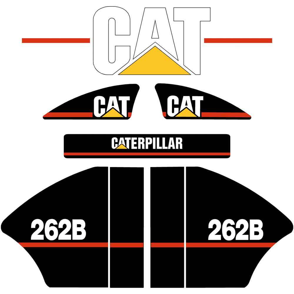 CAT 262B Decal Kit CAT 262B Decal Kit