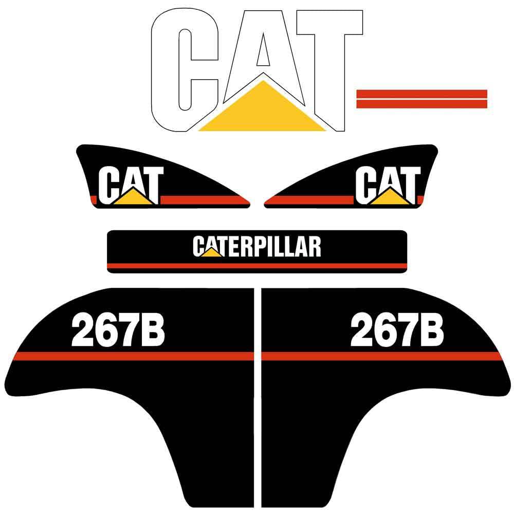 CAT 267B Decal Kit CAT 267B Decal Kit