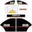 CAT 268B Decal Kit