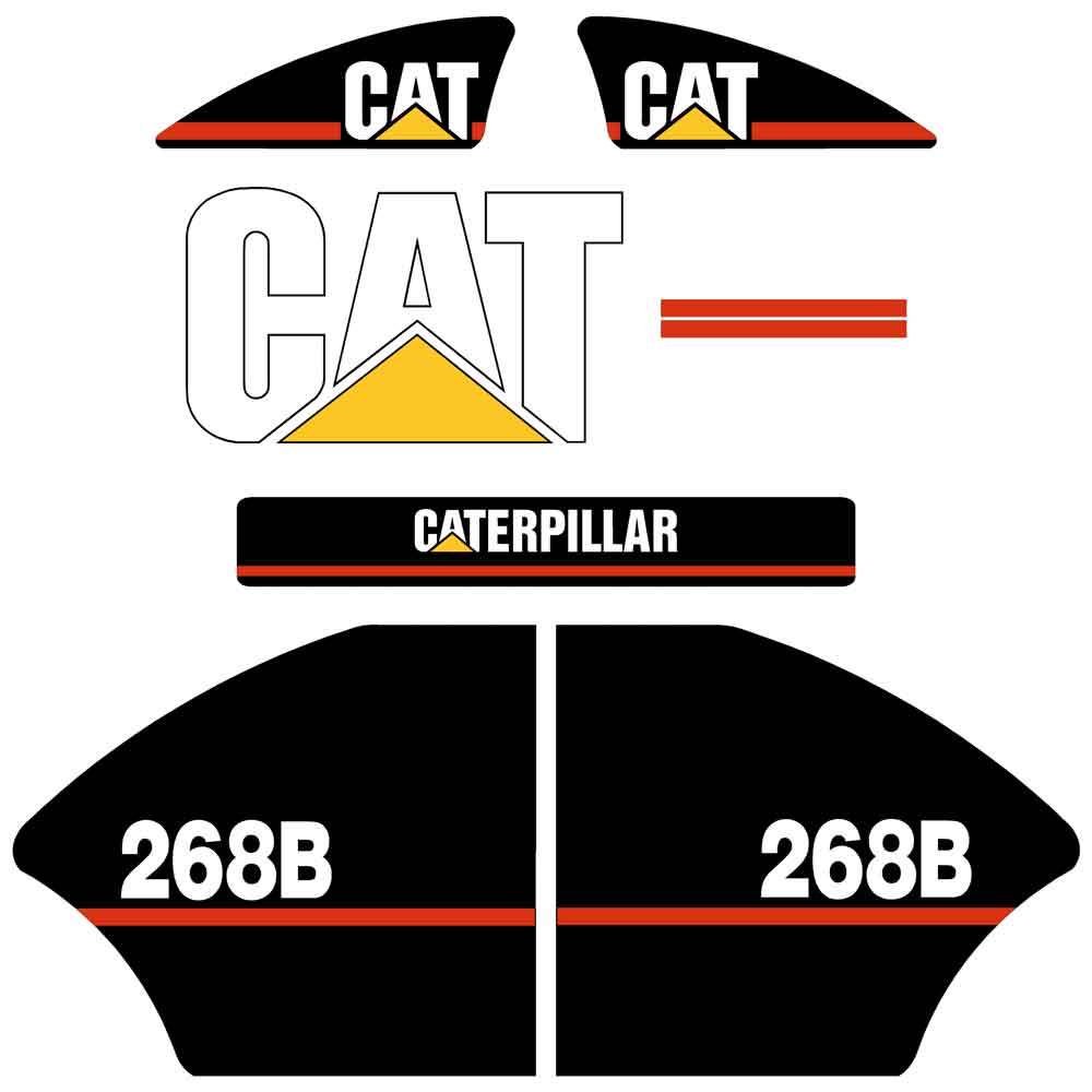 CAT 268B Decal Kit CAT 268B Decal Kit
