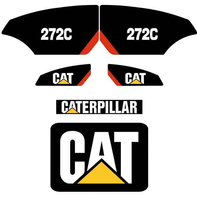 CAT 272C Decal Kit CAT 272C Decal Kit