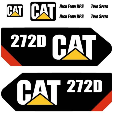 CAT 272D Decal Kit