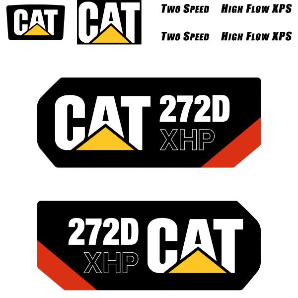 CAT 272D XHP Decal Kit CAT 272D XHP Decal Kit