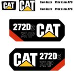 CAT 272D2 XHP Decal Kit