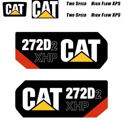 CAT 272D2 XHP Decal Kit