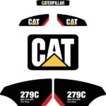 CAT 279C Decal Kit