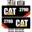 CAT 279D Decal Kit