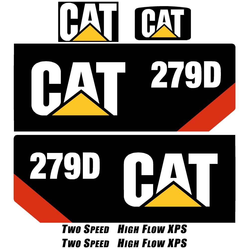 CAT 279D Decal Kit CAT 279D Decal Kit