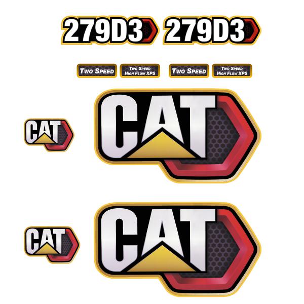 CAT 279D3 Decal Kit CAT 279D3 Decal Kit