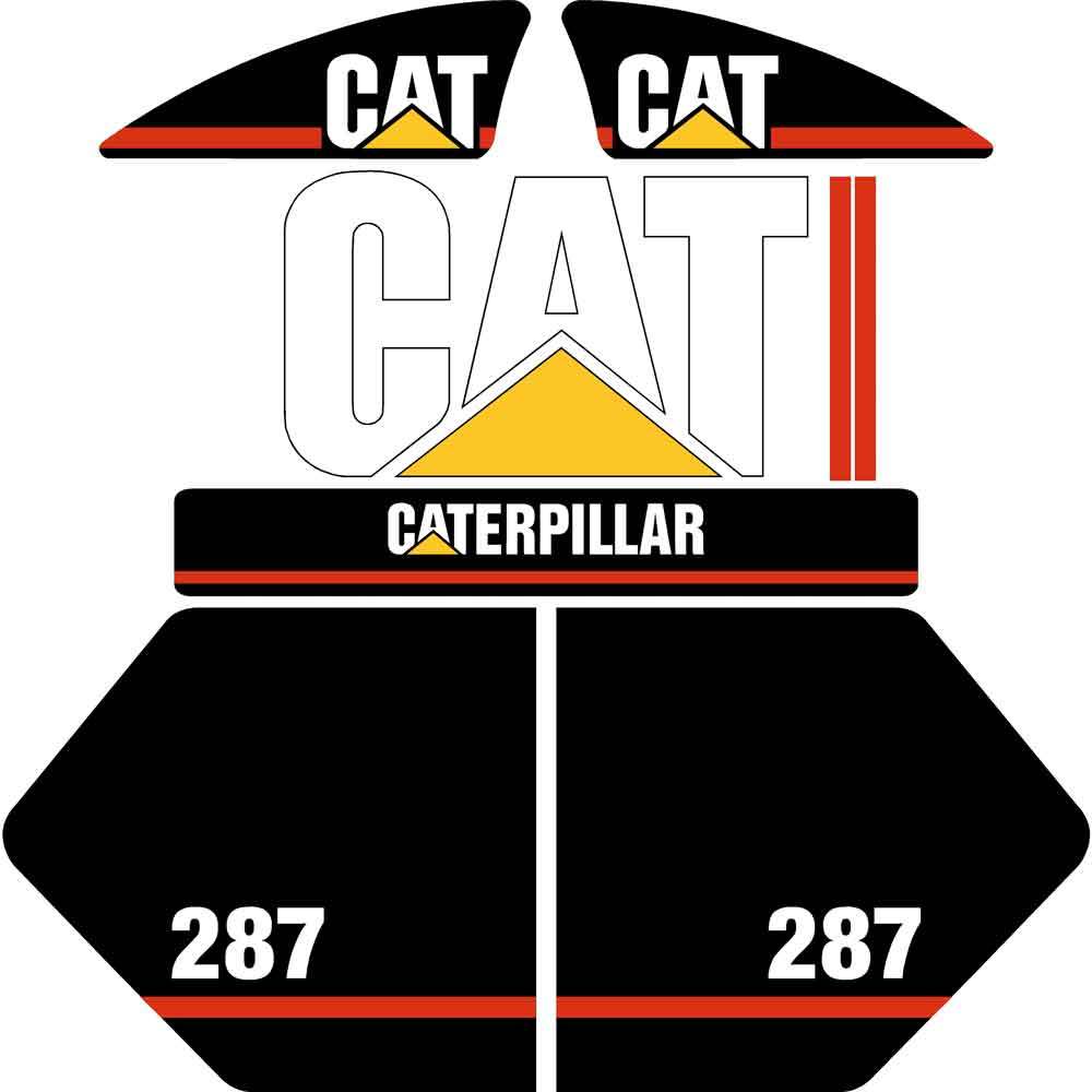 CAT 287 Decal Kit CAT 287 Decal Kit