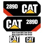 CAT 289D Decal Kit