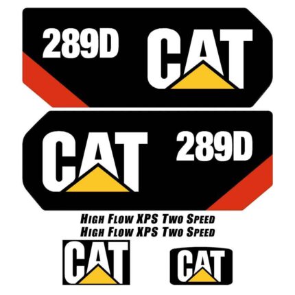 CAT 289D Decal Kit