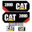 CAT 289D Decal Kit