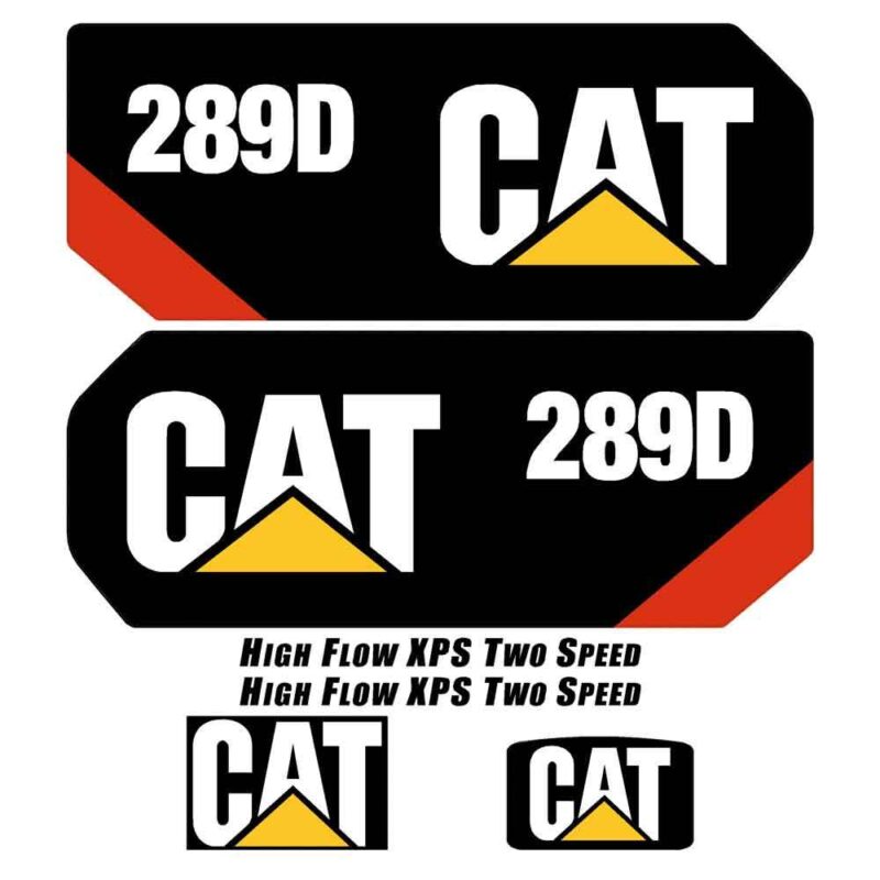 CAT 289D Decal Kit