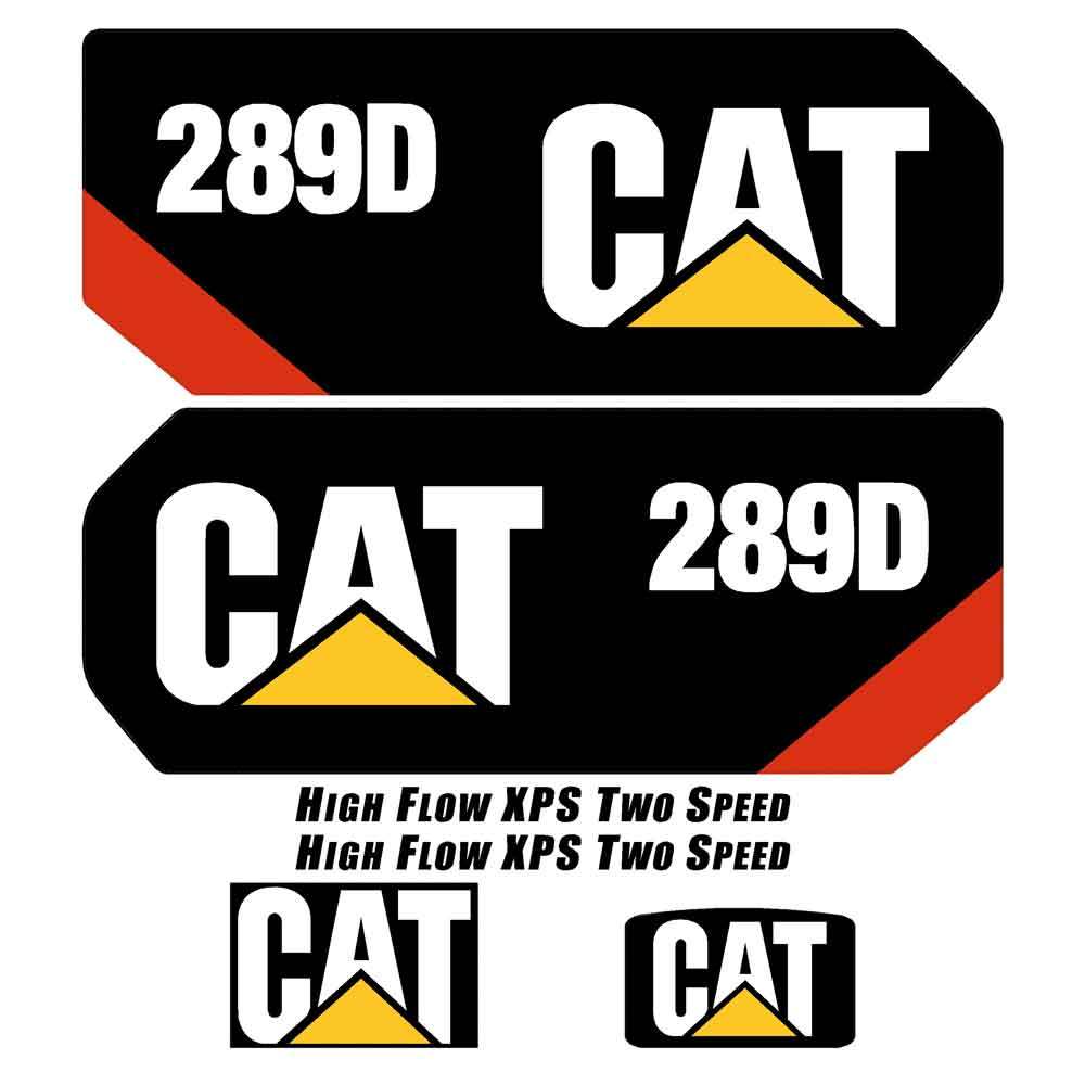 CAT 289D Decal Kit CAT 289D Decal Kit