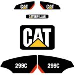 CAT 299C Decal Kit