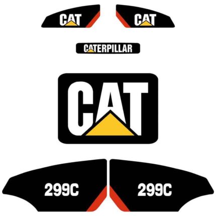CAT 299C Decal Kit