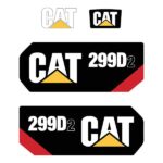CAT 299D2 Decal Kit