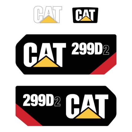 CAT 299D2 Decal Kit