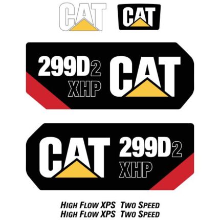CAT 299D2 XHP Decal Kit