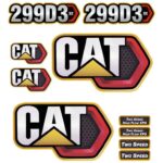 CAT 299D3 XE Decal Kit