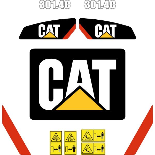 CAT 301.4C Decals CAT 301.4C Decals