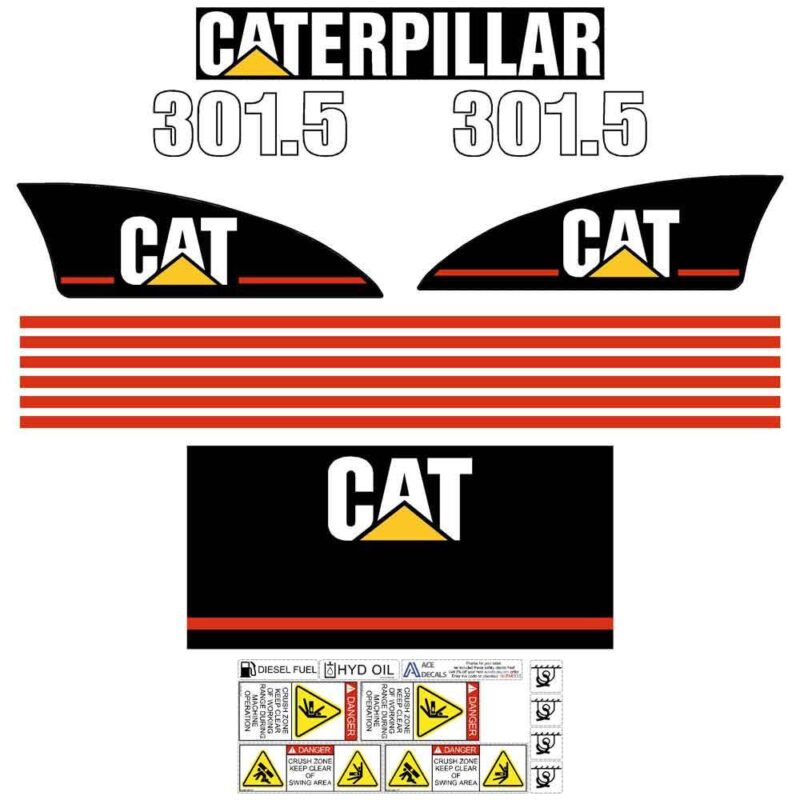 CAT 301.5 Decal Kit