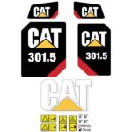 CAT 301.5 Decal Kit - Mini Excavator - MNH Prefix