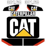 CAT 301.6C Decal Kit