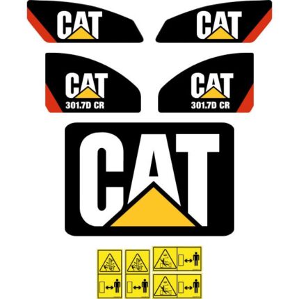 CAT 301.7D CR Decal Kit