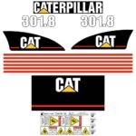CAT 301.8 Decal Kit