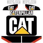CAT 301.8C Decal Kit