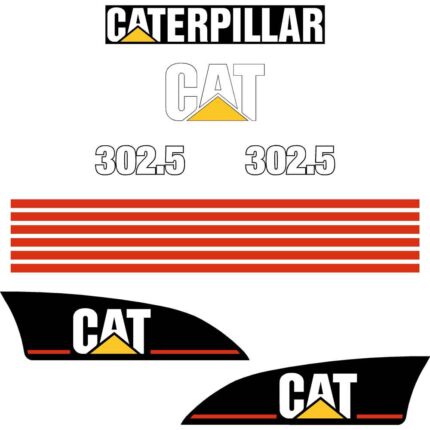 CAT 302.5 Decal Kit