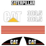 CAT 303.5 Decal Kit