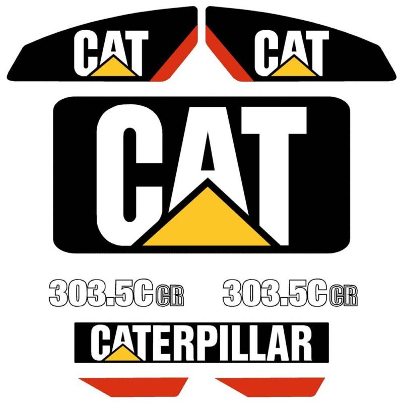 CAT 303.5C CR Decal Kit