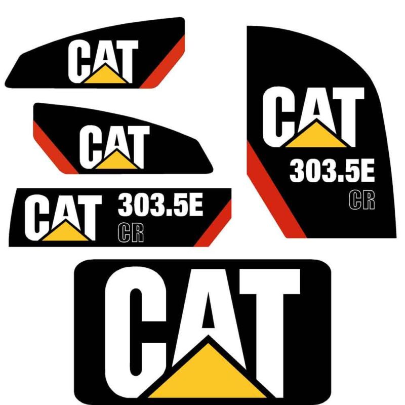 CAT 303.5E CR Decal Kit