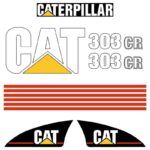 CAT 303CR Decal Kit