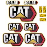 CAT 305-5E Decal Kit Next Gen