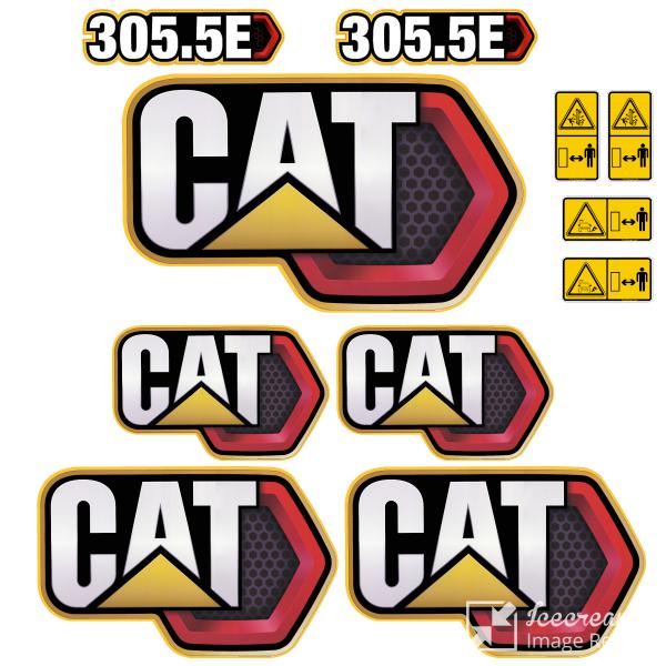 CAT 305-5E Decal Kit Next Gen CAT 305-5E Decal Kit Next Gen
