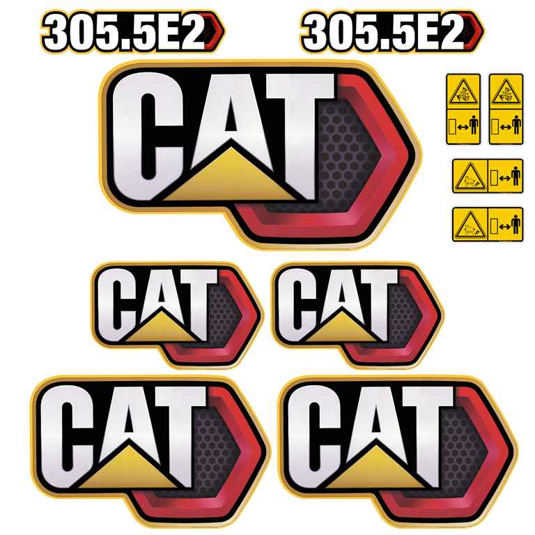 CAT 305-5E2 Decal Kit CAT 305-5E2 Decal Kit