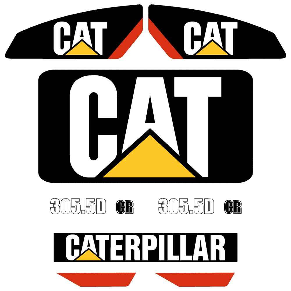 CAT 305.5D CR Decal Kit CAT 305.5D CR Decal Kit